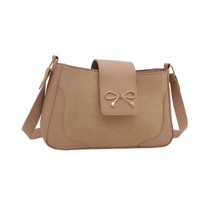 Stylish Faux Suede Handbag Acalora
