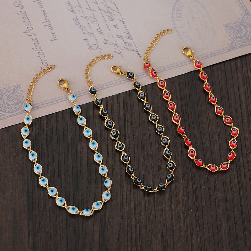 Evil Eye Charm Bracelet Acalora 1788164323