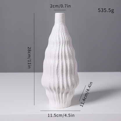 Textured Ceramic Decorative Vase