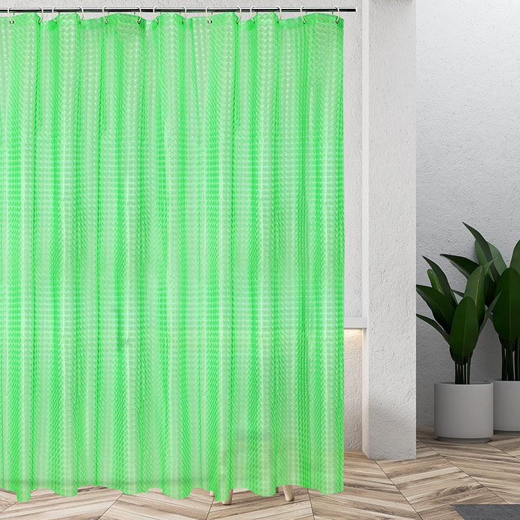 Textured Water-Repellent Shower Curtain