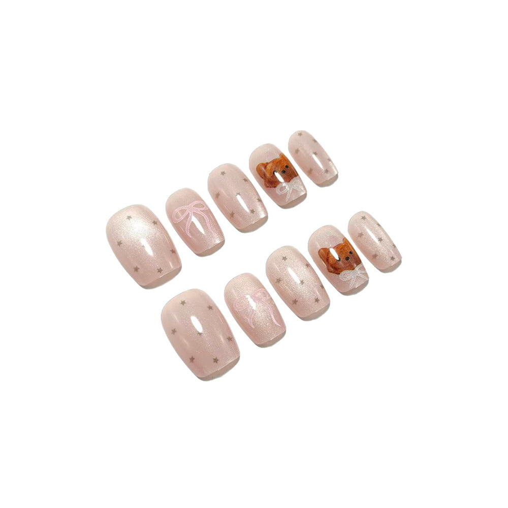 Artificial nails with playful motif decorations Acalora