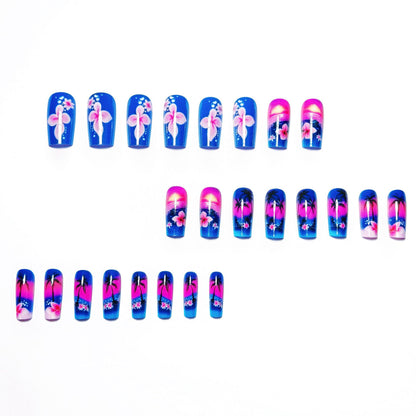 Tropical Sunset Nail Art Acalora 1788155449