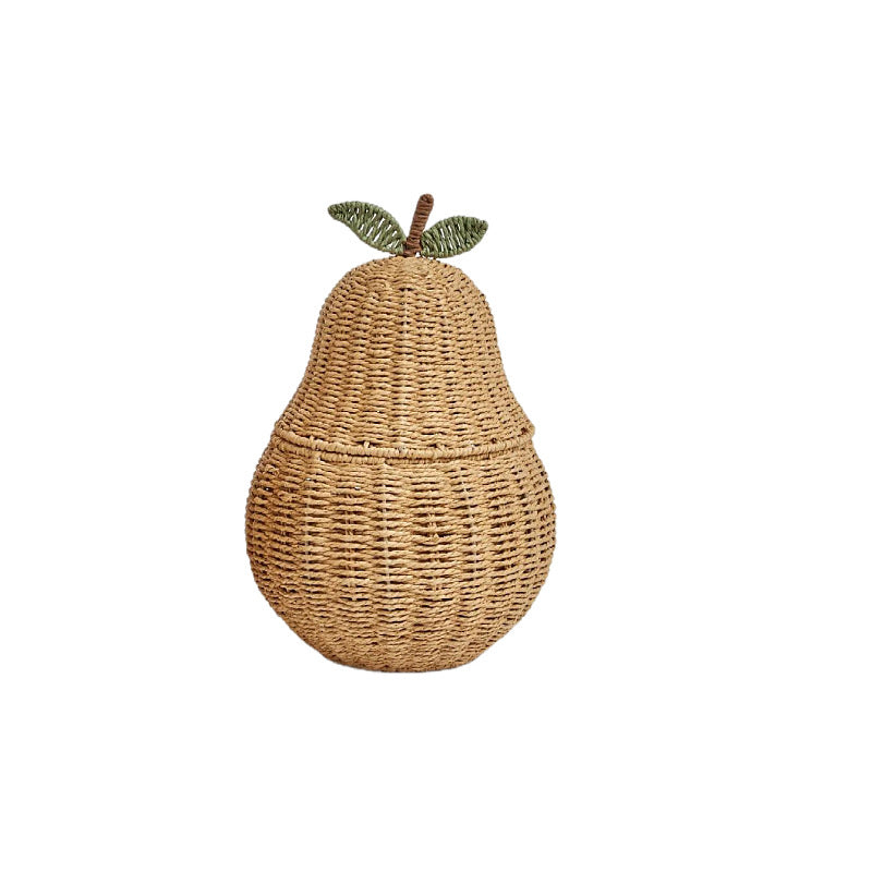 Decorative Woven Fruit-Shaped Storage Basket Acalora
