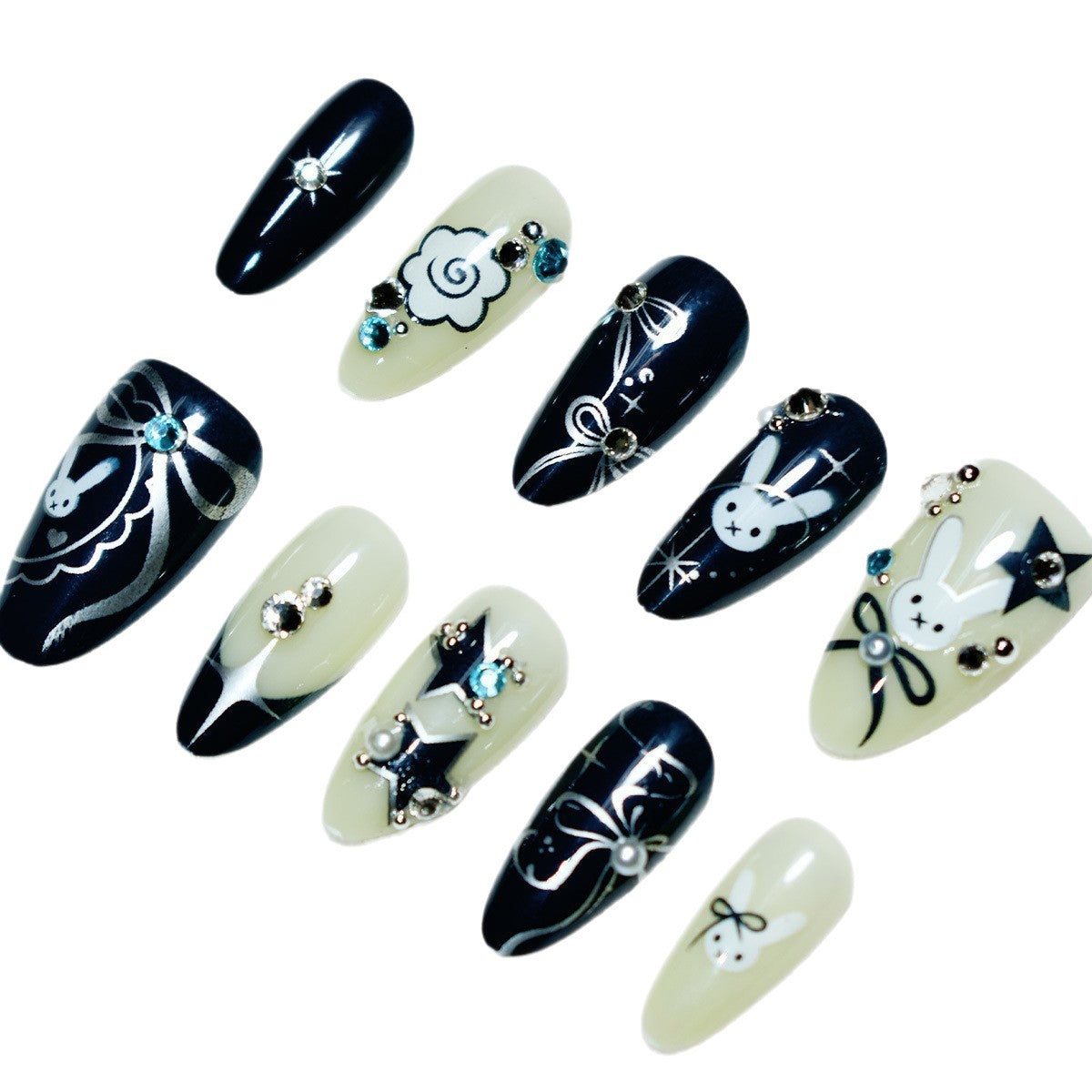 Artistic Themed Press-On Nails Acalora