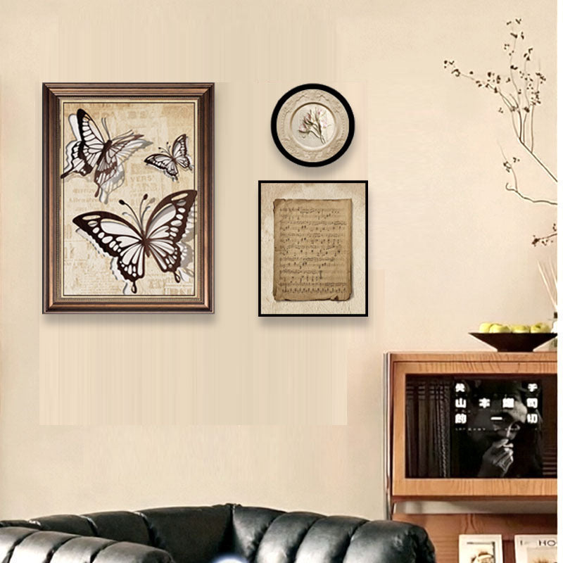 Elegant Butterfly Theme Wall Decoration Set