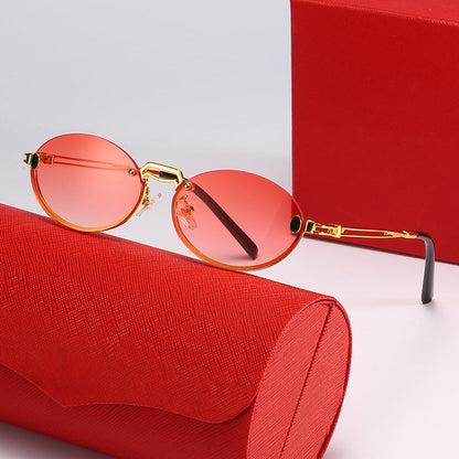 Women's fashionable sunglasses with filigree metal frame and stylish design Karnz