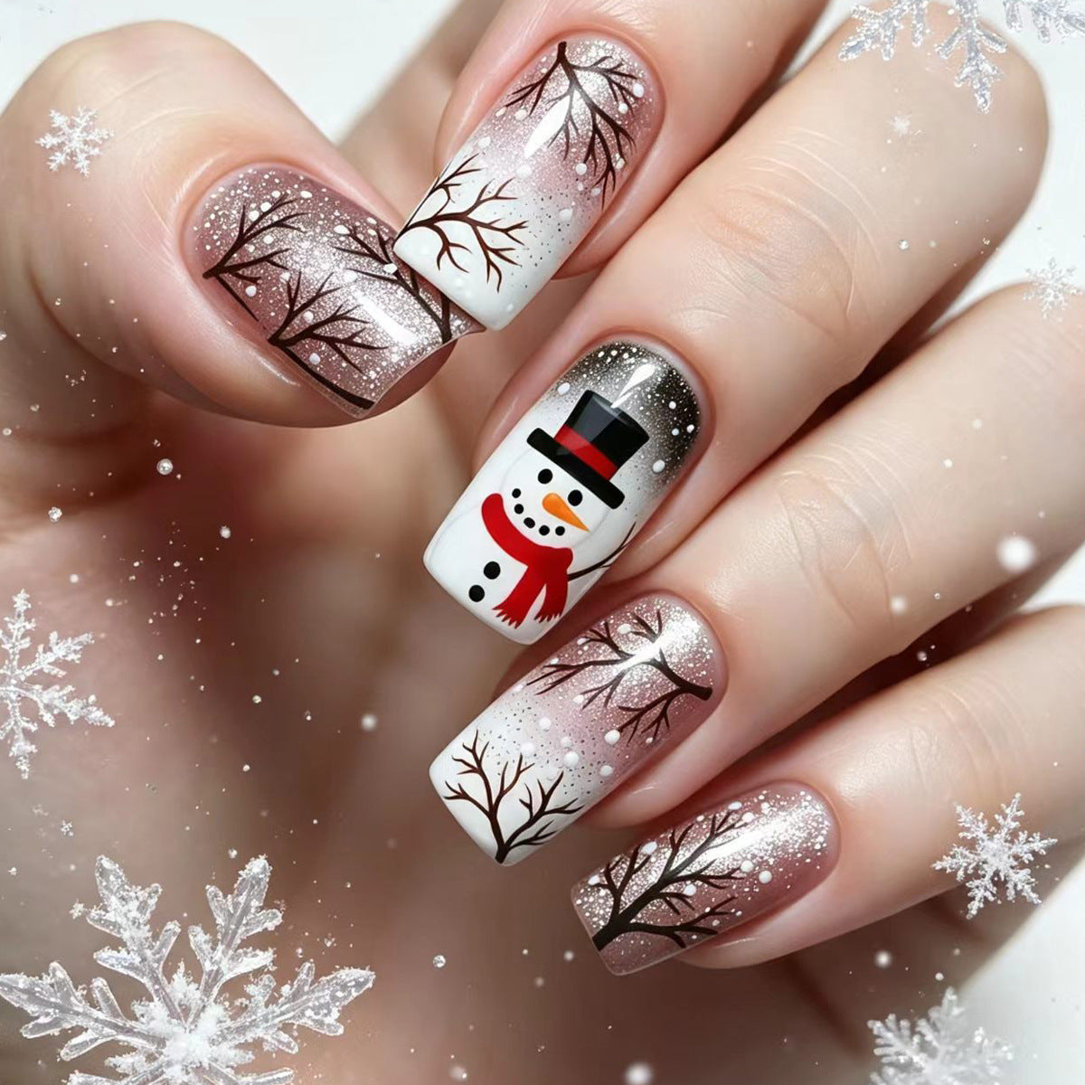 Festive Seasonal Nail Art Acalora