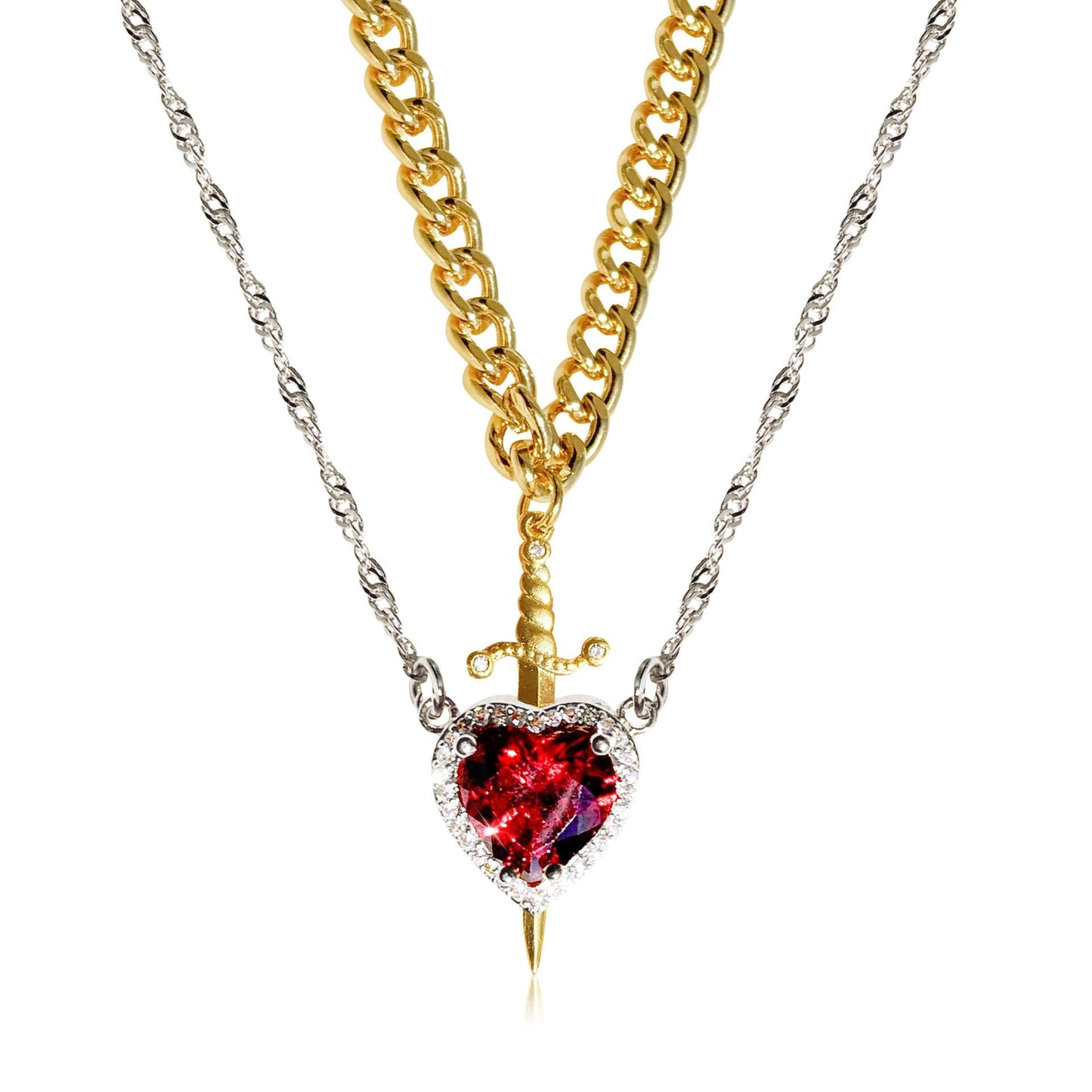 BowLift | Prince & Princess Couples Necklace Set