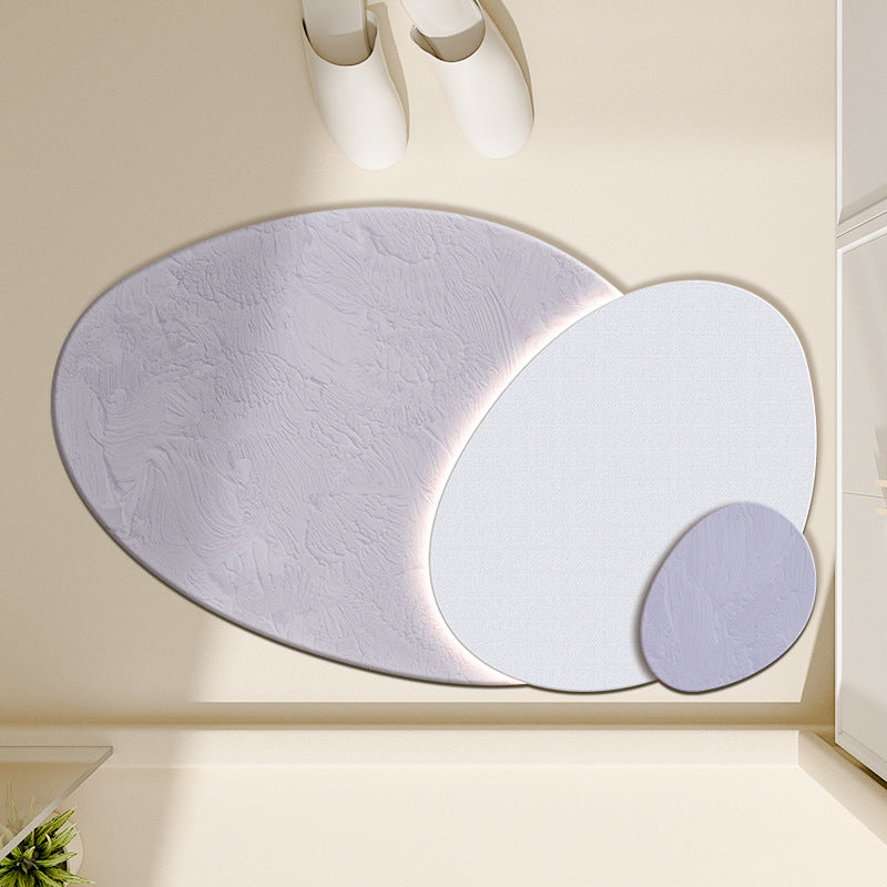 Floral-Inspired Decorative Bath Mat