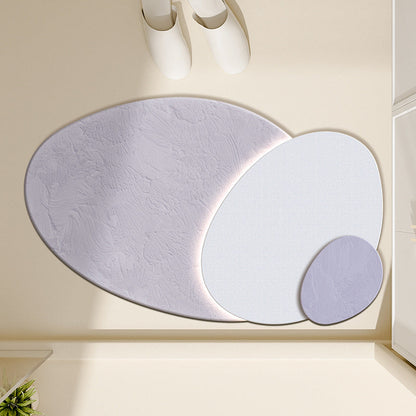Floral-Inspired Decorative Bath Mat