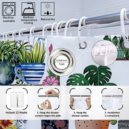 Digital Bow Pattern Bathroom Décor Set