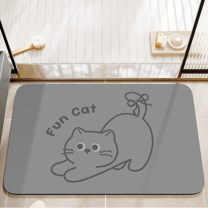 Cute Cartoon Animal Bath Mat