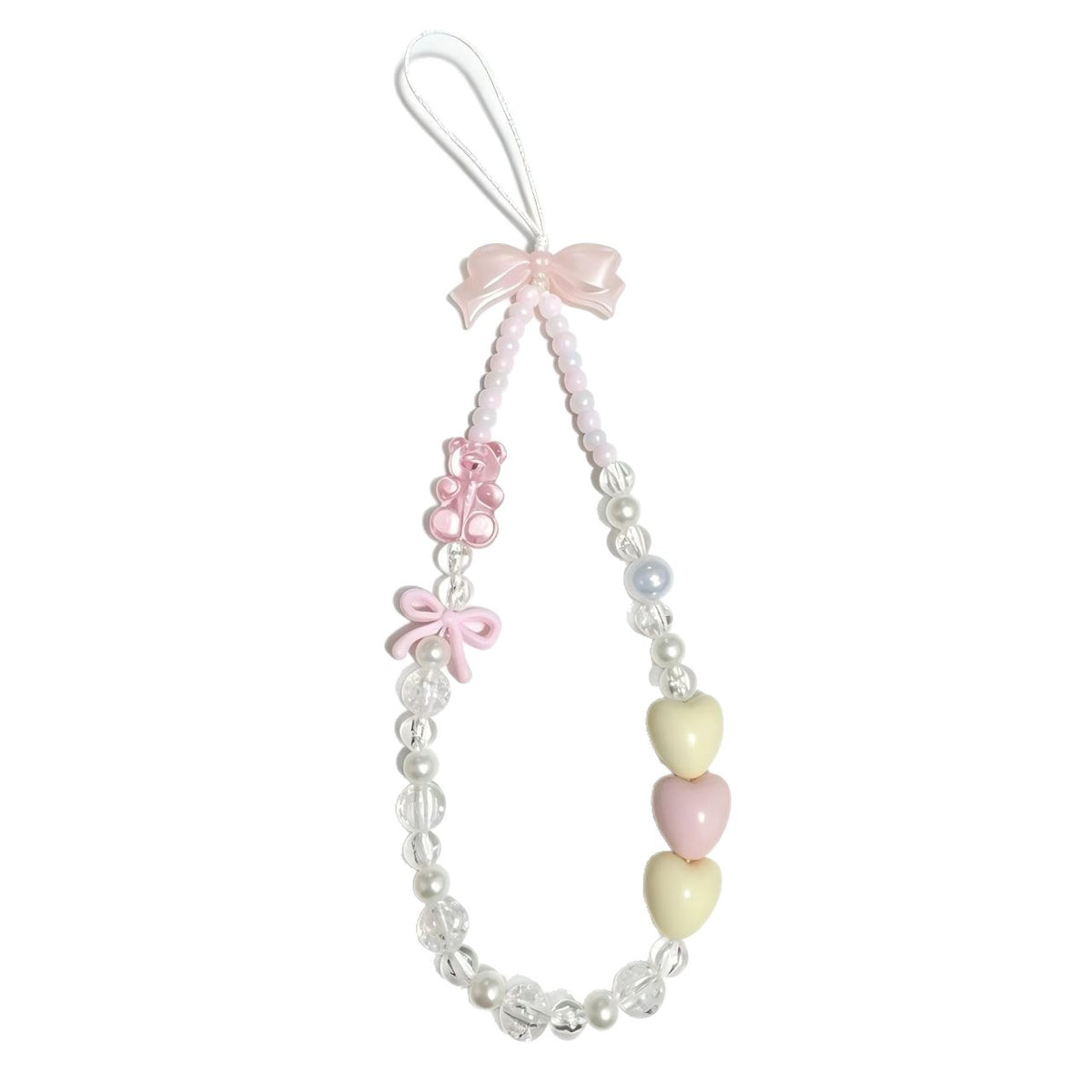 Beaded Charm Phone Strap Acalora