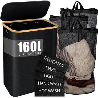 Laundry basket with compartments Acalora