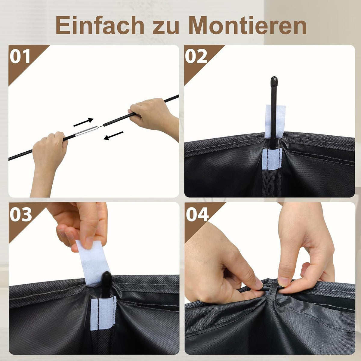 Laundry basket with removable inner bag Acalora