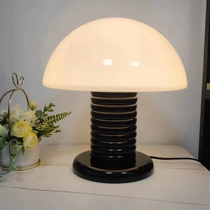 Artistic Table Lamp with Sleek Sculptural Base