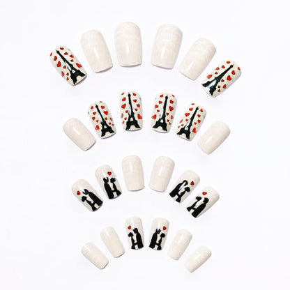 Romantic Parisian-Inspired Nail Art Acalora