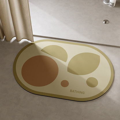 Playful Cat-Themed Bath Mat