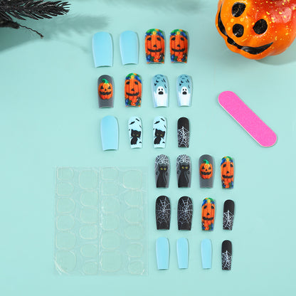 Creative Halloween Design Artificial Nails Acalora