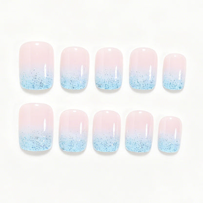 Glitter Ombre Nail Art Acalora