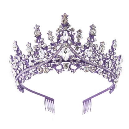 Ladies' Rhinestone Tiara with sparkling gemstone wreath