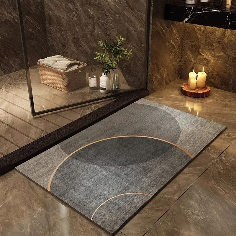 Modern Geometric Bath Mat
