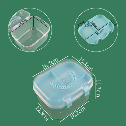 Multi-Compartment Food Storage Box Acalora
