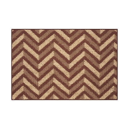 Textured Geometric Doormat