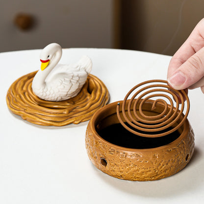 Artistic Swan Figurine Acalora