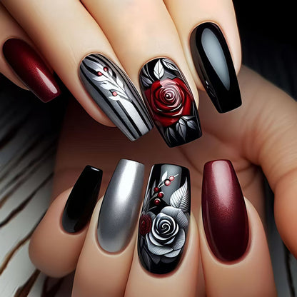 Artistic Floral Nail Art Acalora 1788155499