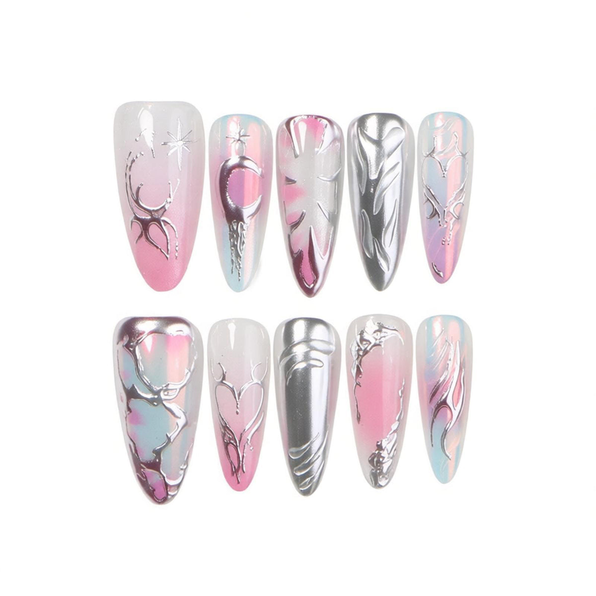Abstract Nail Art Acalora