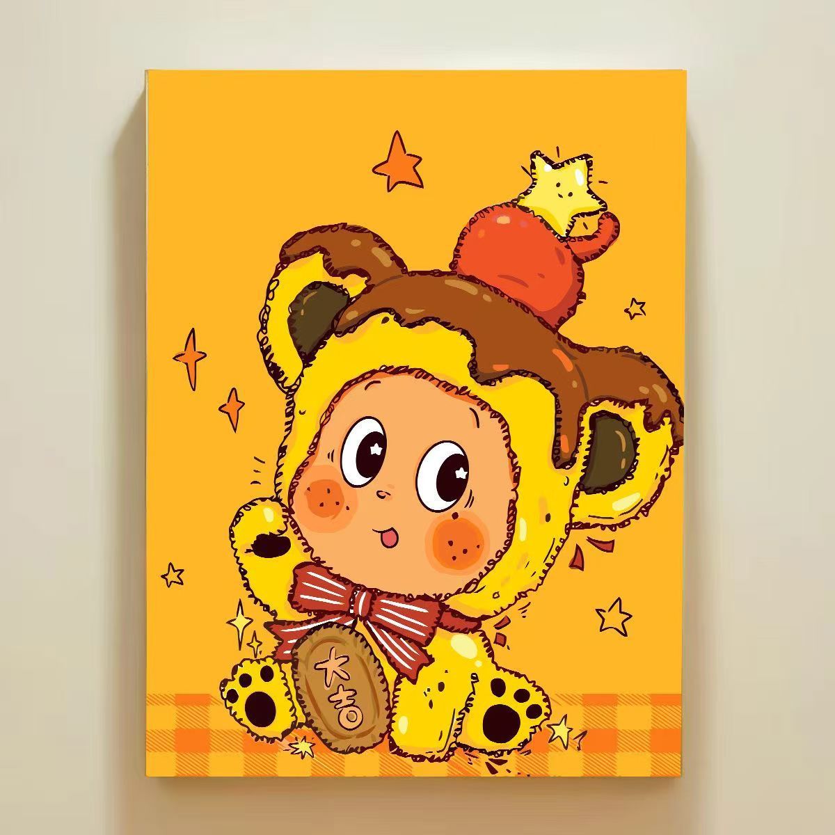 Playful Cartoon Themed Wall Art Canvas Print