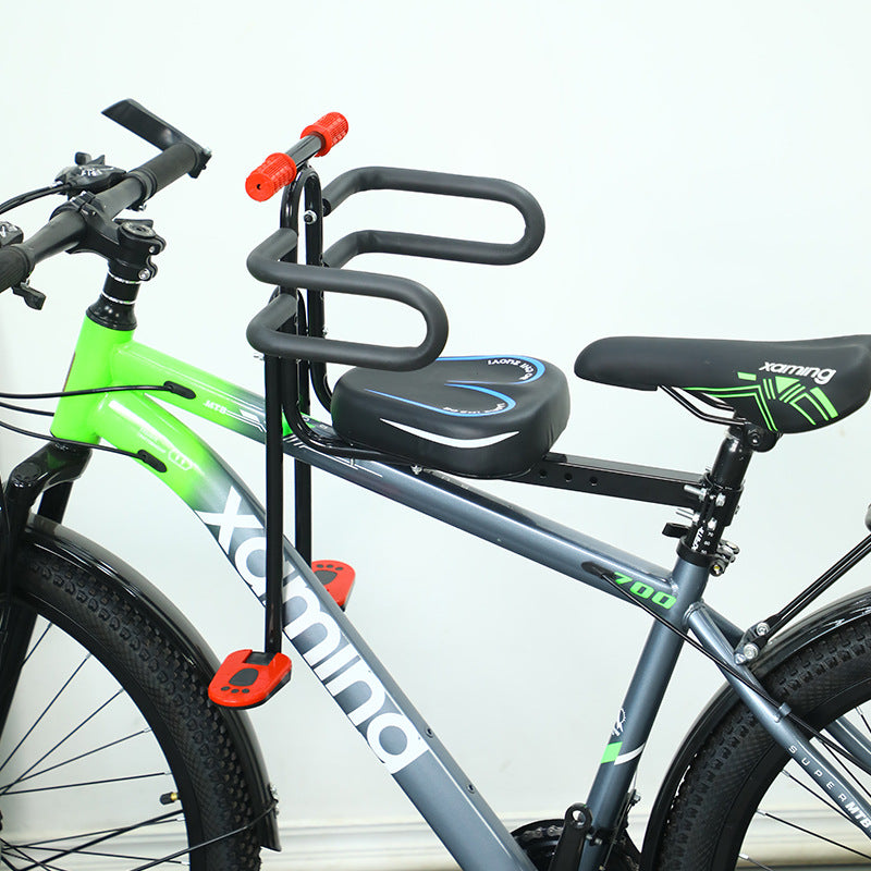 adjustable padded child bicycle passenger seat with safety armrest Bowlift
