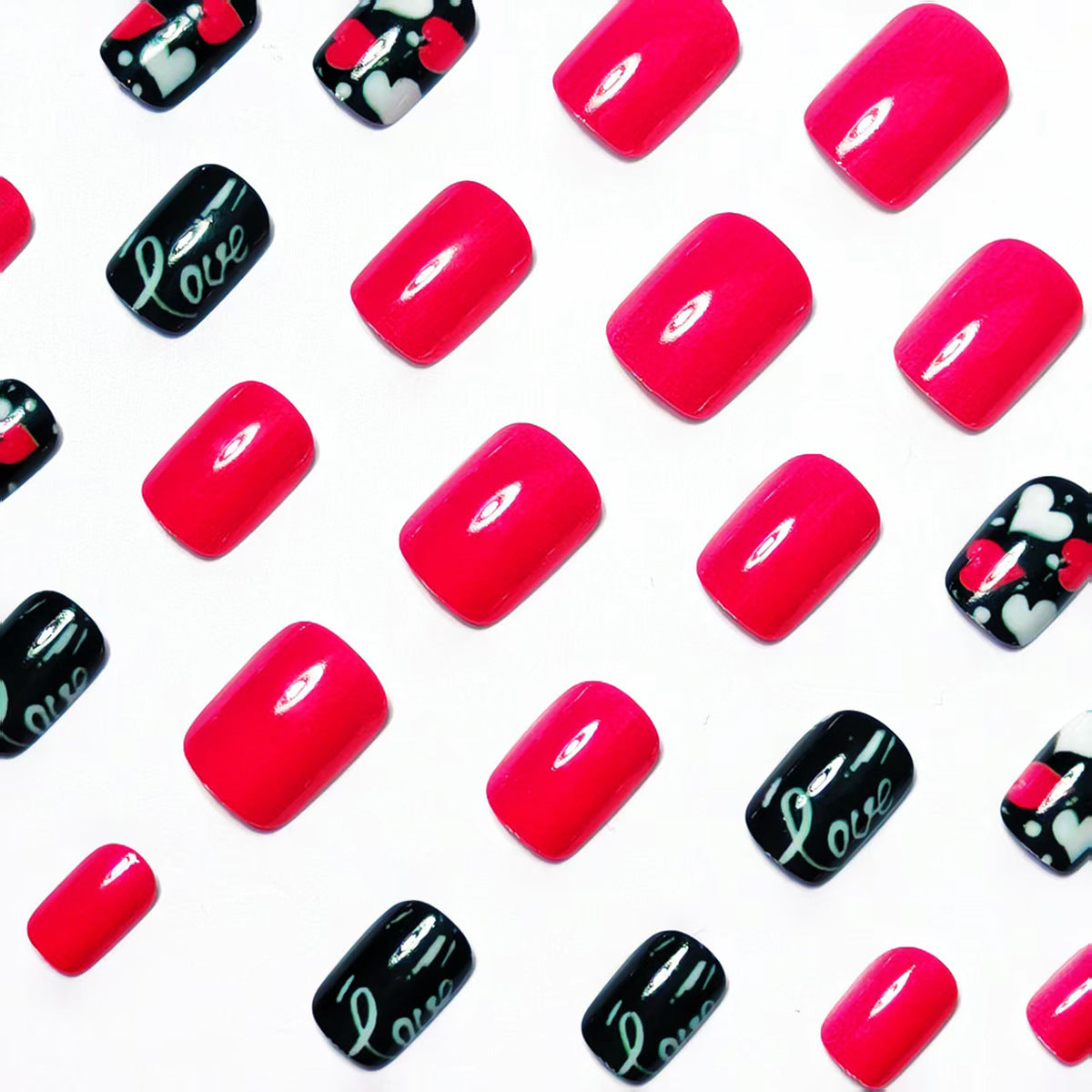 Creative Love-Themed Nail Art Acalora