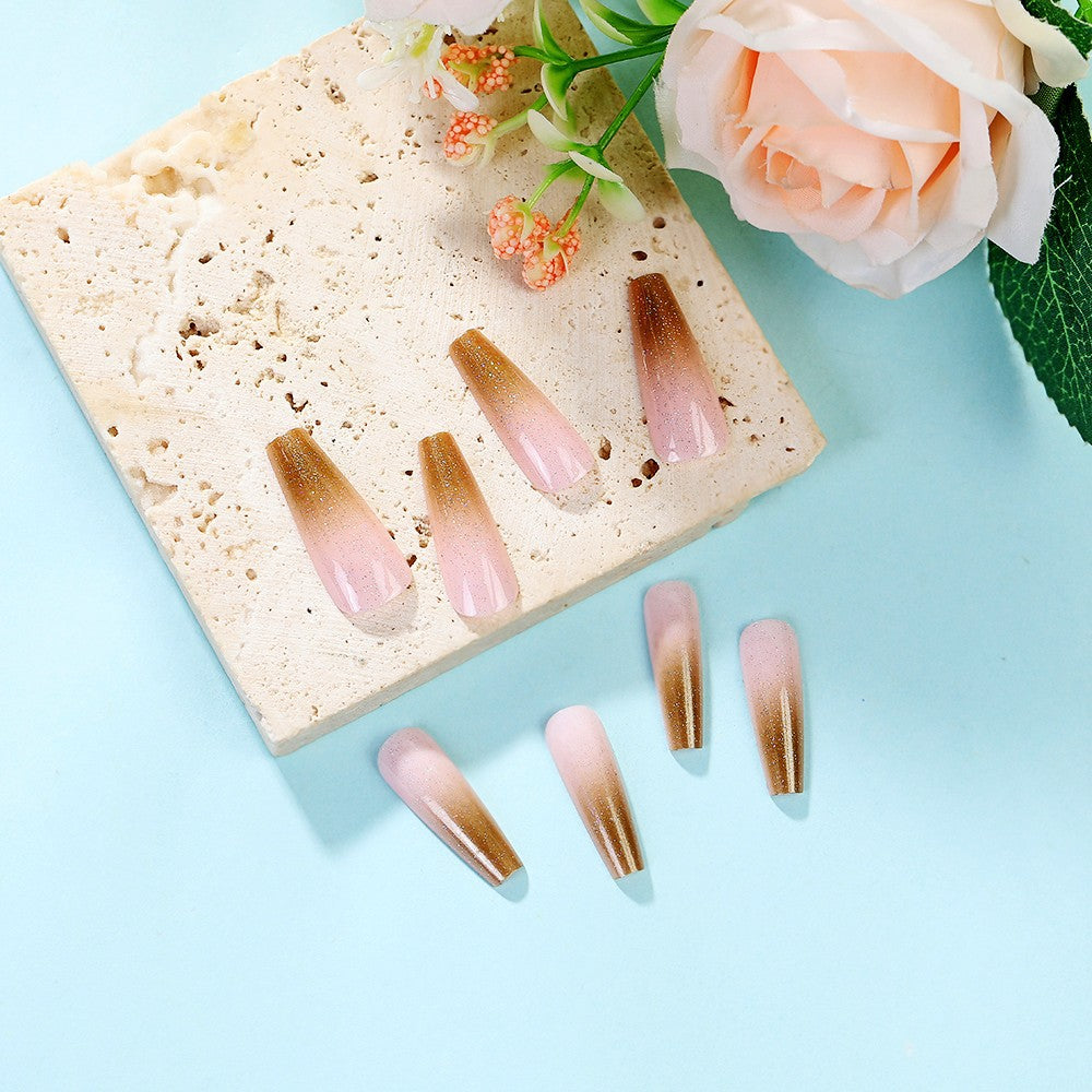 Artificial nails with elegant ombre effect Acalora