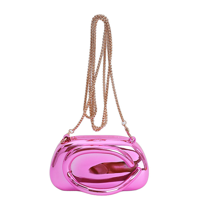 Chic Metallic Evening Clutch Acalora