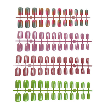 Artistic Ombre Effect Press-On Nails Acalora