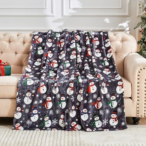 BowLift | Flannel Christmas Blanket Soft Pink Christmas Blanket