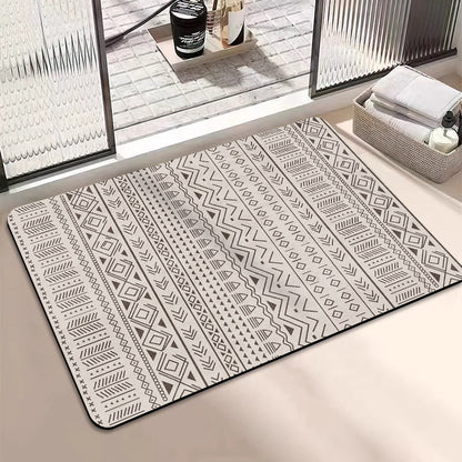 Luxurious Textured Bath Mat Acalora