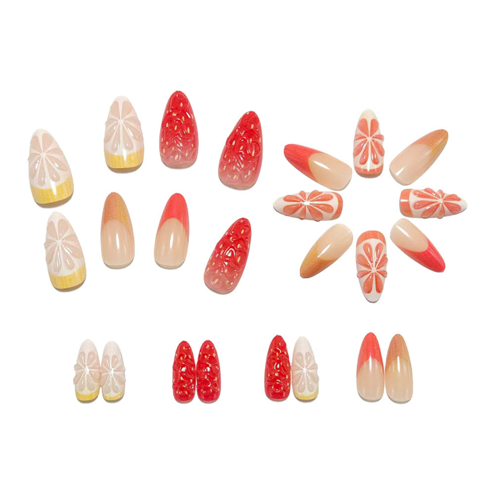 Trendy Art Nails in Fruit Design Acalora