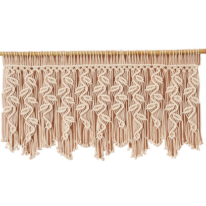 Macrame Curtain with Artistic Fringes