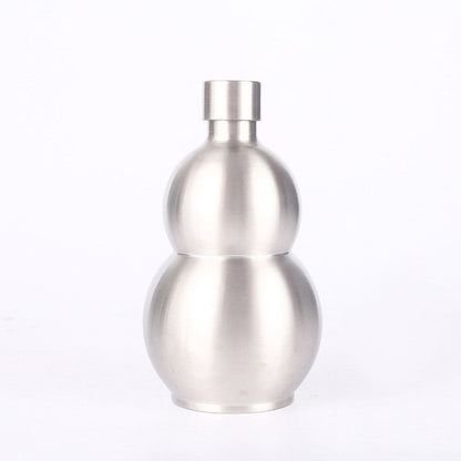 Women's stainless steel water bottle with trendy leather strap Bowlift