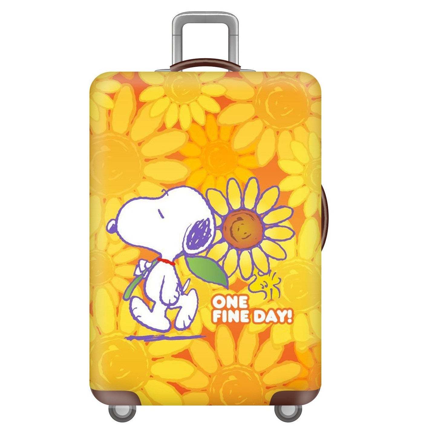 Unisex hard-shell travel suitcase with playful Snoopy motif Brehn