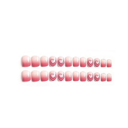 Artistic Heart Design Press-On Nail Set Acalora 178815*10mm0446
