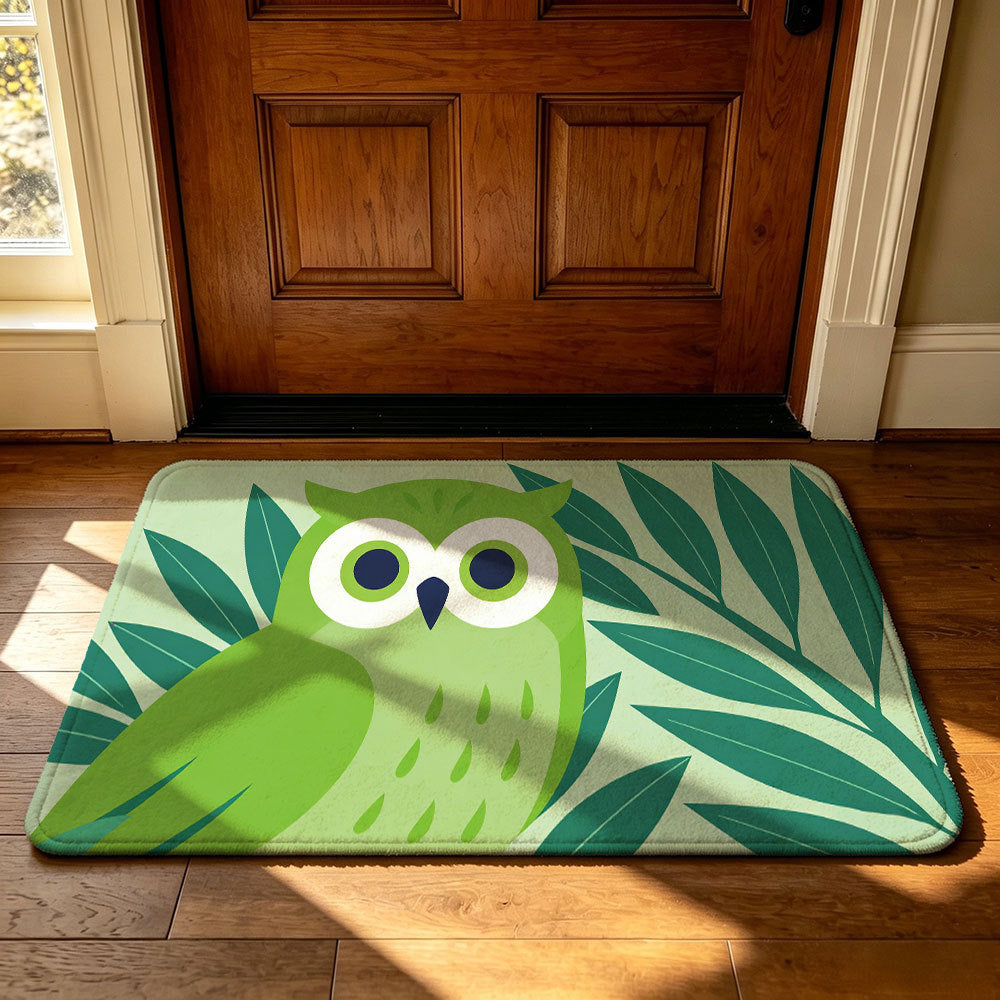 Unisex Tropical-Themed Decorative Doormat