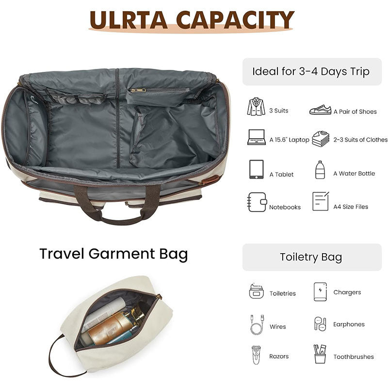 Premium Canvas Travel Duffle Bag Acalora