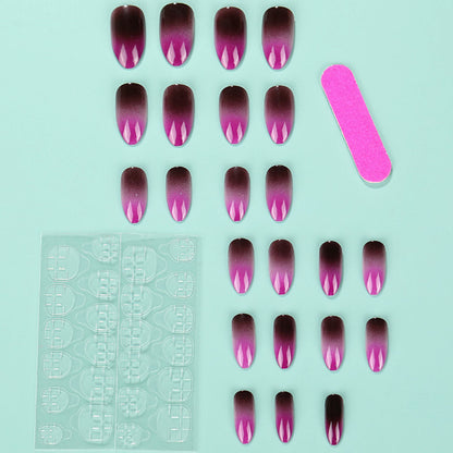 Artificial nails with modern ombre effect Acalora