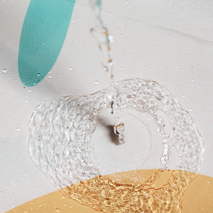 Playful Citrus Print Shower Curtain