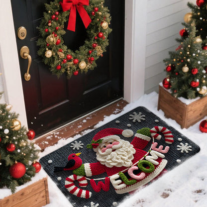 Christmas-Themed Door Mat