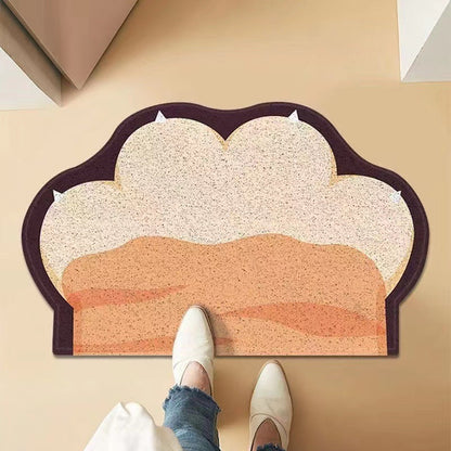 Cute Animal Paw Print Bath Mat